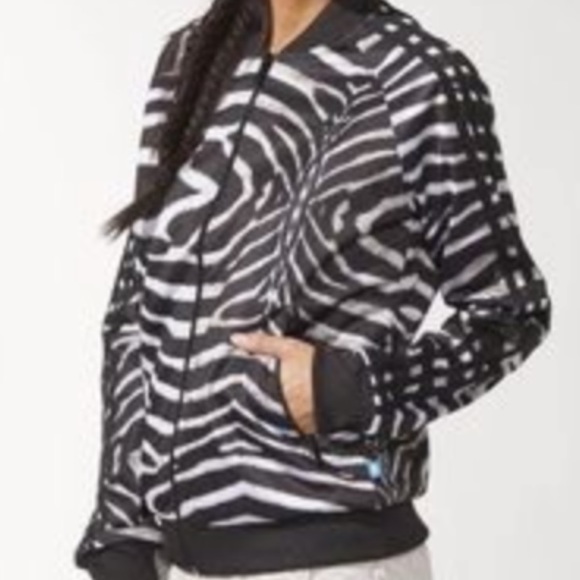 Adidas X Rita Ora Collaboration Zebra Track Jacket - Picture 4 of 12